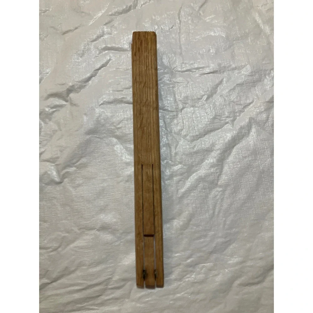 Vintage Wooden Tongs Kitchen Serving Utensil Farmhouse Rustic